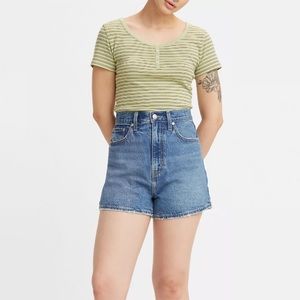 Levi’s Premium High Loose Denim Shorts NWT Size 27